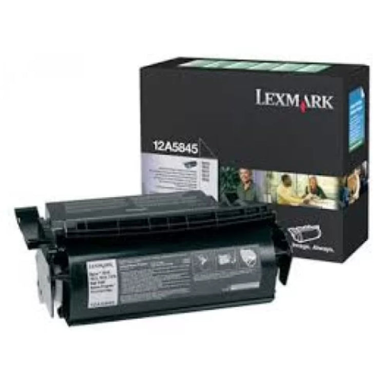 LEXMARK 12A5845 Black Original Toner Cartridge - Cartouches Certifiées