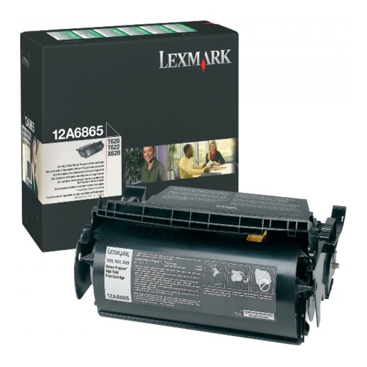 LEXMARK 12A6865 Black Original Toner Cartridge - Cartouches Certifiées