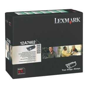 LEXMARK 12A7462 Black Original Toner Cartridge - Cartouches Certifiées
