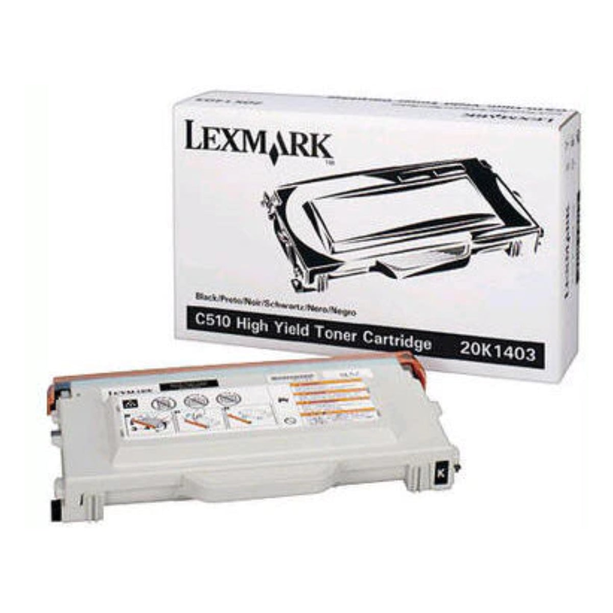 LEXMARK 20K1403 Black Original Toner Cartridge - Cartouches Certifiées