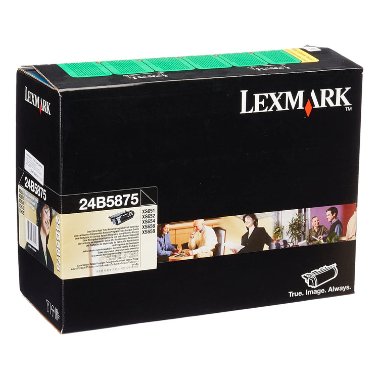 LEXMARK 24B5875 Black Original Toner Cartridge - Cartouches Certifiées
