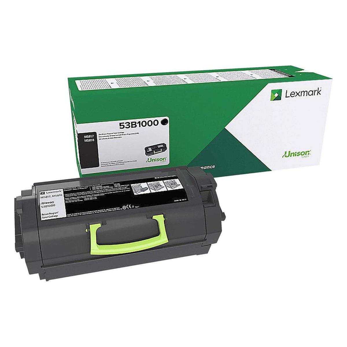 LEXMARK 53B1000 Black Original Toner Cartridge - Cartouches Certifiées
