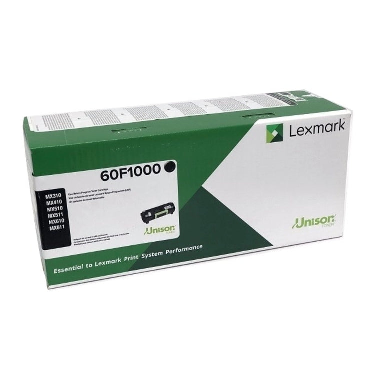 LEXMARK 60F1000 Black Original Toner Cartridge - Cartouches Certifiées