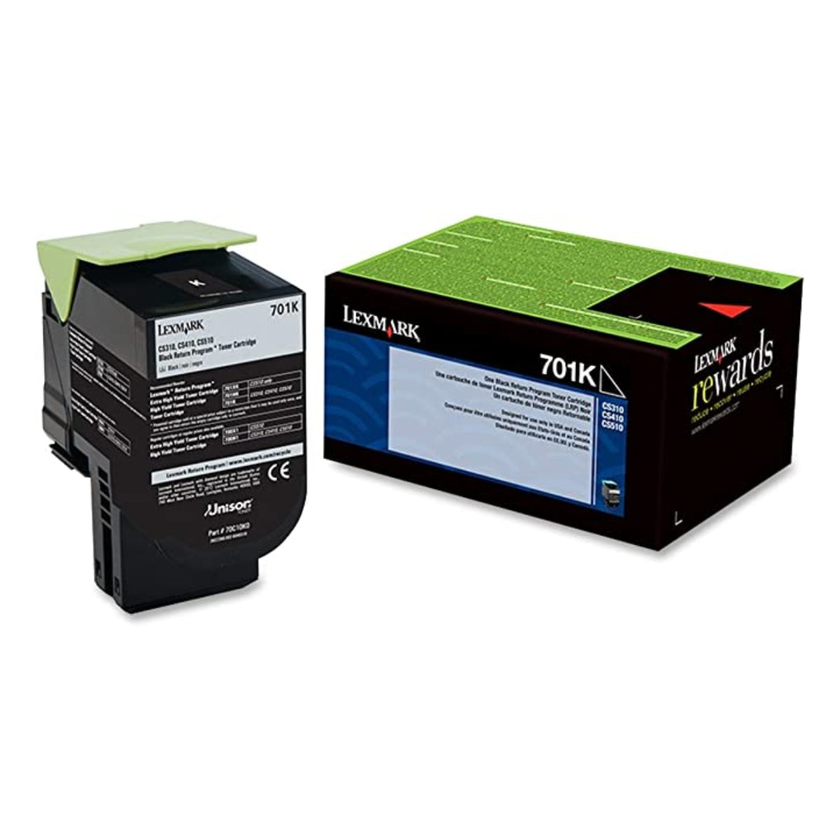LEXMARK 70C10K0 Black Original Toner Cartridge - Cartouches Certifiées