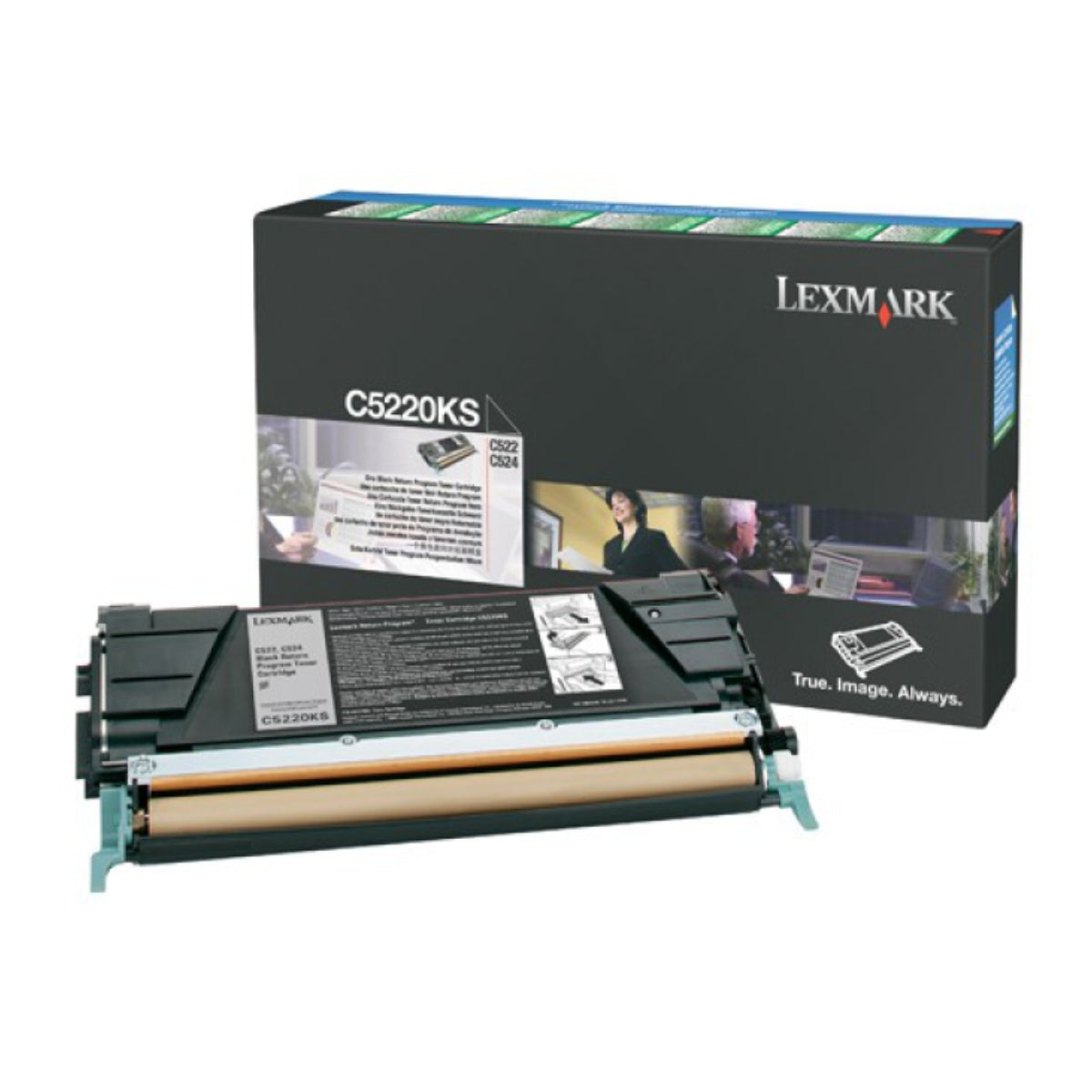 LEXMARK C5220KS Black Original Toner Cartridge - Cartouches Certifiées