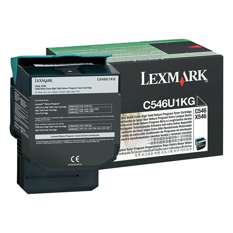 LEXMARK C546U1KG Black Original Toner Cartridge - Cartouches Certifiées