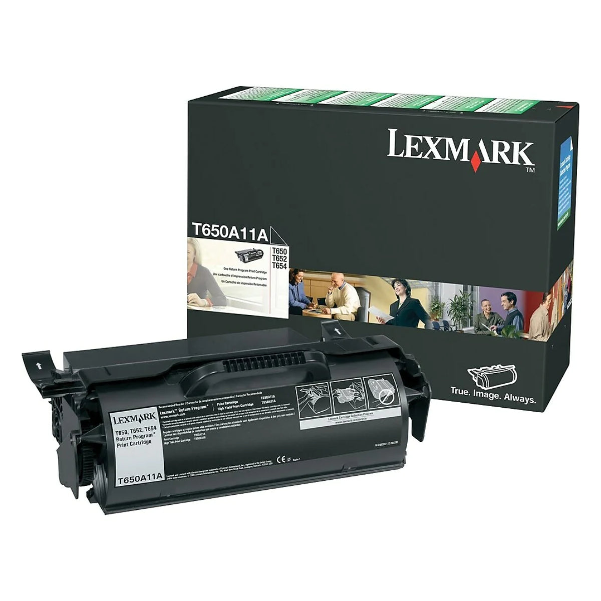 LEXMARK T650A11A Black Original Toner Cartridge - Cartouches Certifiées