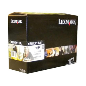 LEXMARK X654X11A Black Original Toner Cartridge - Cartouches Certifiées
