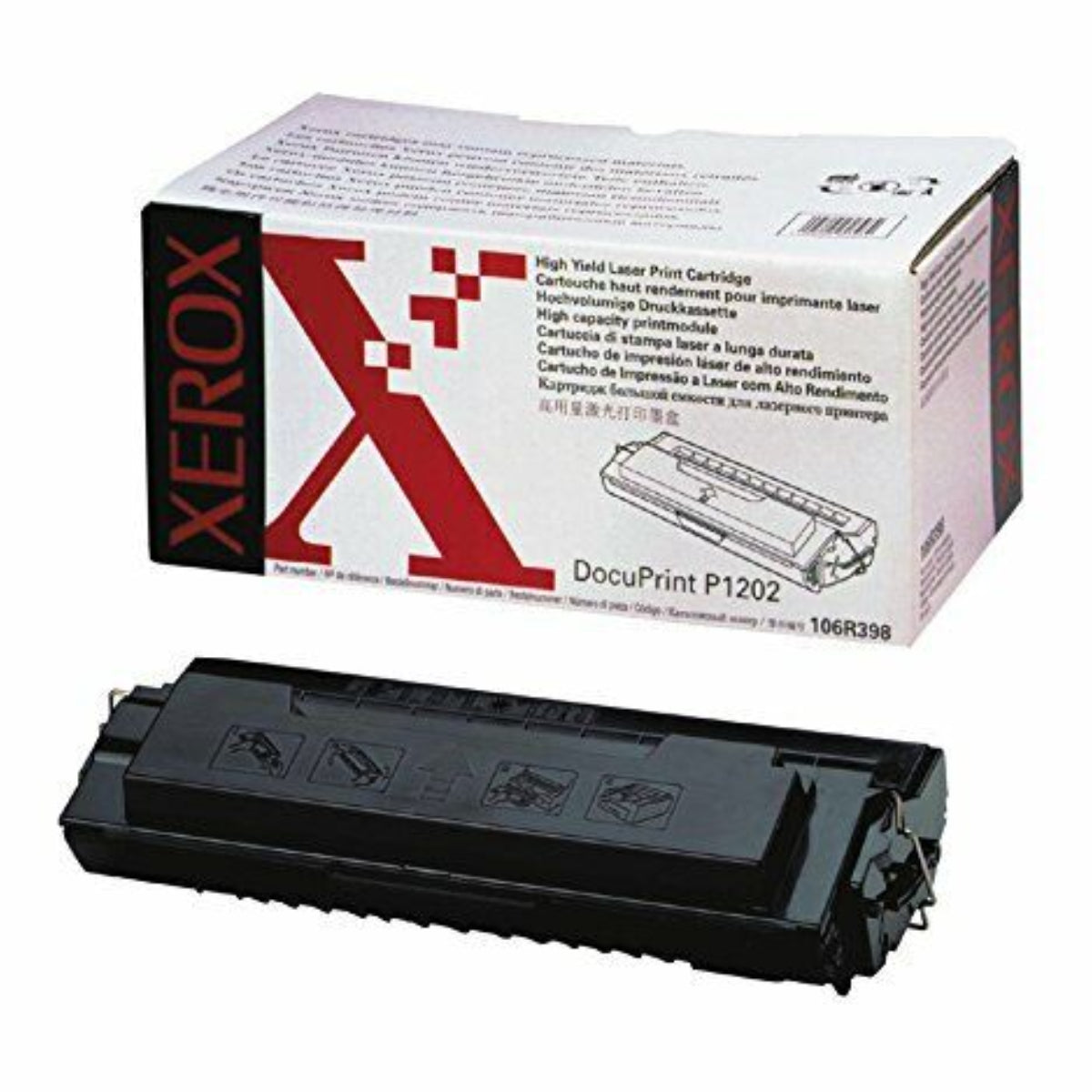 XEROX 106R00398 Black Original Toner Cartridge - Cartouches Certifiées