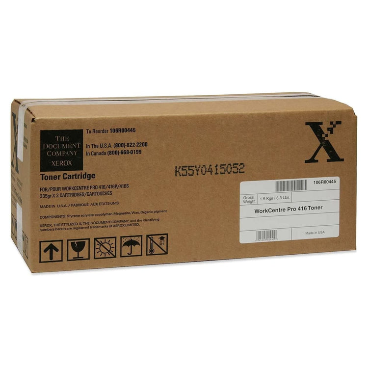 XEROX 106R445 Black Original Toner Cartridge - Cartouches Certifiées