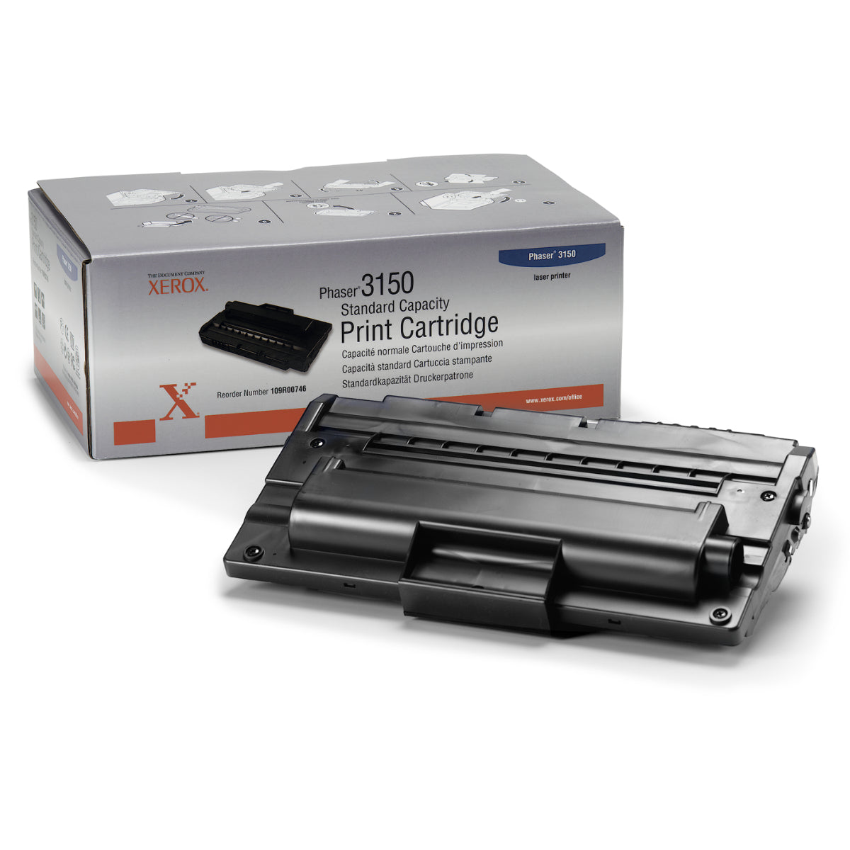 XEROX 109R00746 Black Original Inkjet Cartridge - Cartouches Certifiées