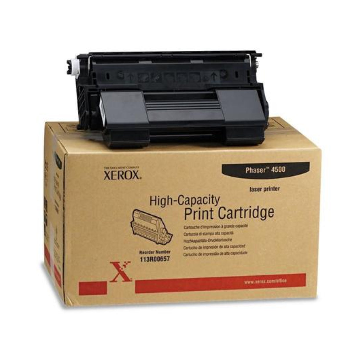 XEROX 113R00657 Black Original Toner Cartridge - Cartouches Certifiées