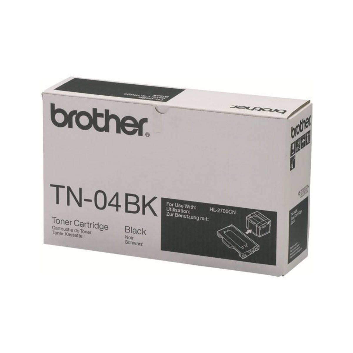 BROTHER TN-04BK Black Original Toner Cartridge - Cartouches Certifiées