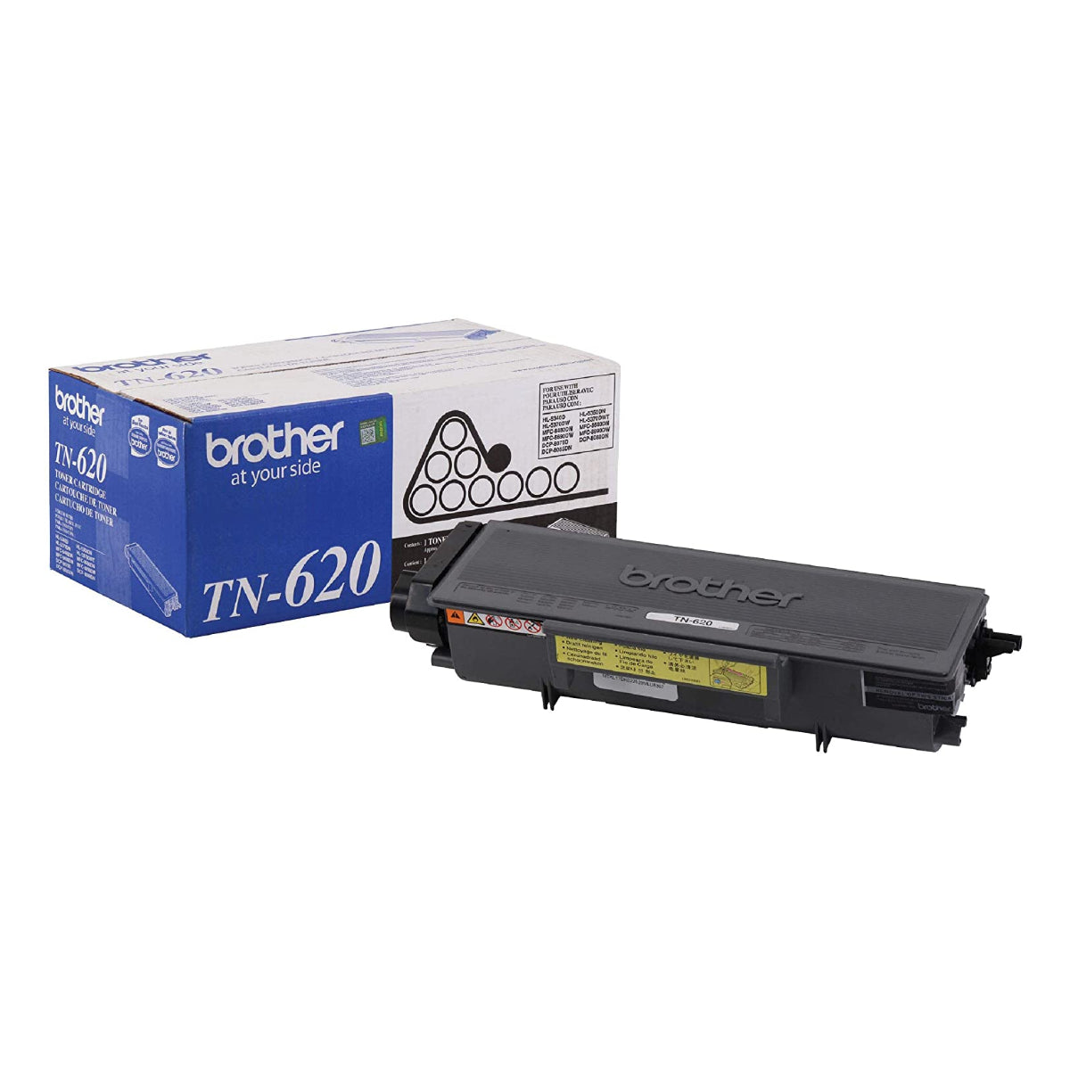 BROTHER TN-620 Black Original Toner Cartridge - Cartouches Certifiées