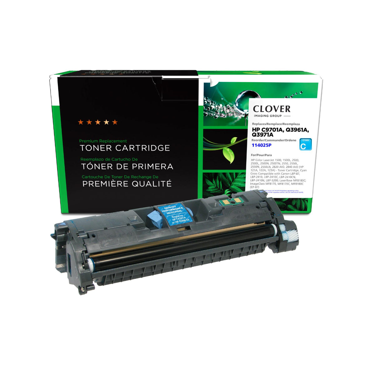 Refurbished HP C9701A Cyan Toner Cartridge - Cartouches Certifiées