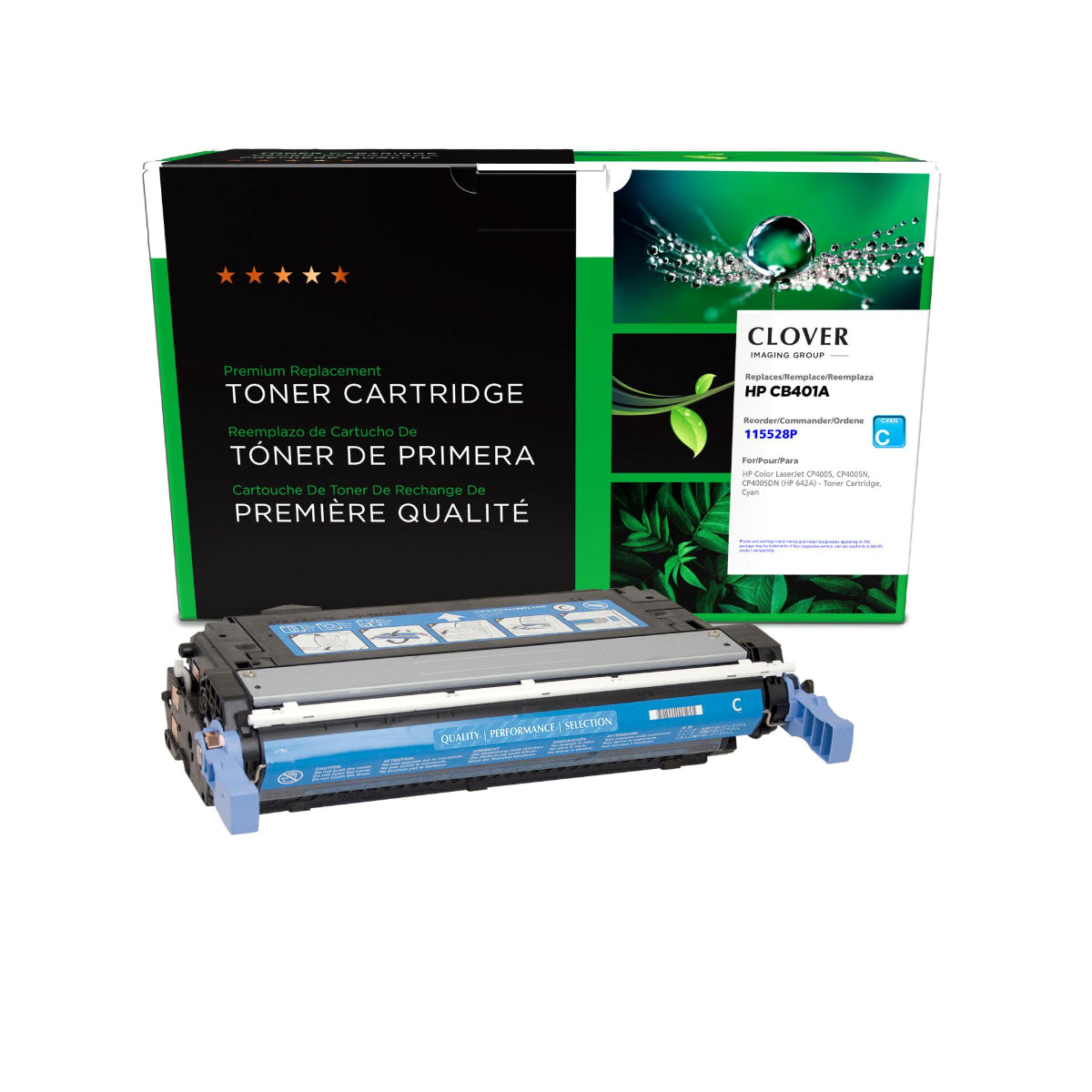 Refurbished HP (642A) Cyan Toner Cartridge - Cartouches Certifiées