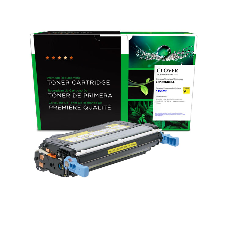 Refurbished HP (642A) Yellow Toner Cartridge - Cartouches Certifiées