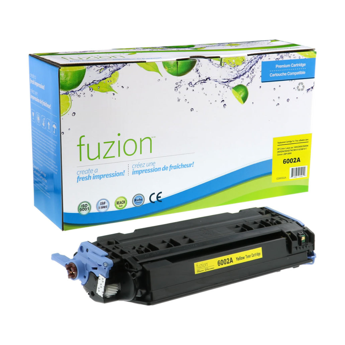 Refurbished HP (124A) Yellow Toner Cartridge - Cartouches Certifiées