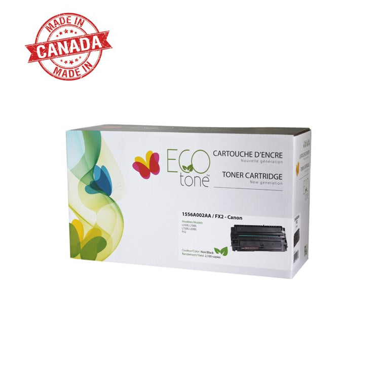 Refurbished CANON FX-2 (1556A002BA) Black Toner Cartridge - Cartouches Certifiées