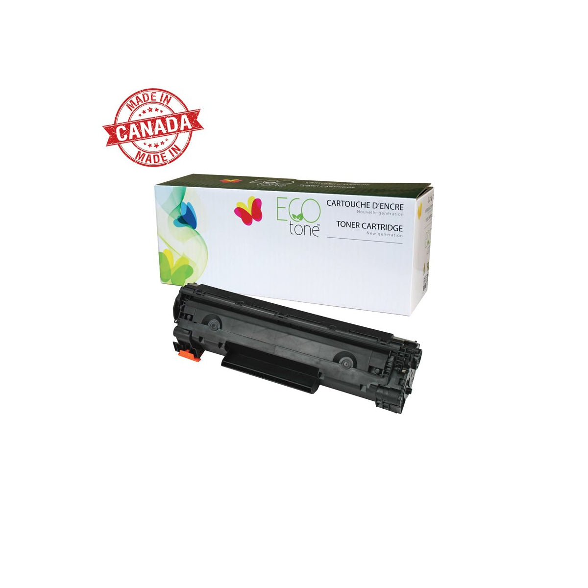 Refurbished HP (36A) Black Toner Cartridge - Cartouches Certifiées