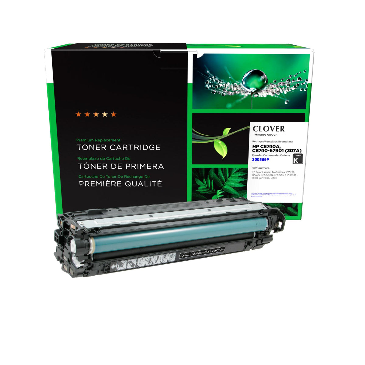 Refurbished HP (307A) Black Toner Cartridge - Cartouches Certifiées