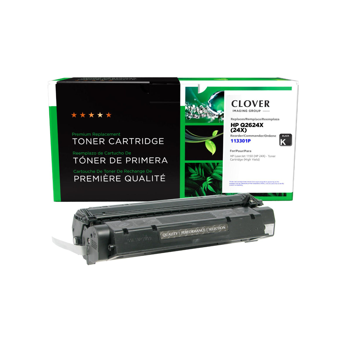 Refurbished HP (24X) Black Toner Cartridge - Cartouches Certifiées