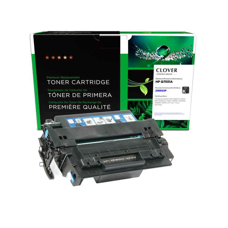 Refurbished HP (51A) Black Toner Cartridge - Cartouches Certifiées