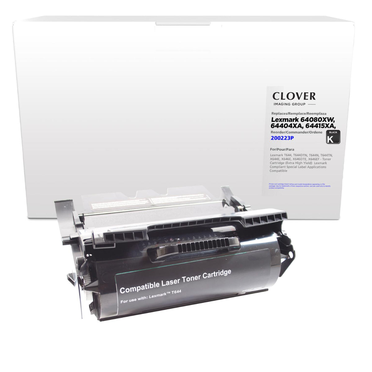 Refurbished LEXMARK 64484XW Black Toner Cartridge - Cartouches Certifiées