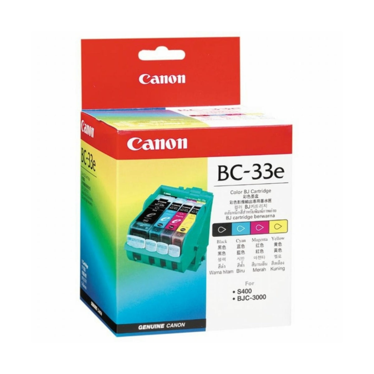 CANON BC-33E (4611A003) Color Original Cartridge and Printhead - Cartouches Certifiées