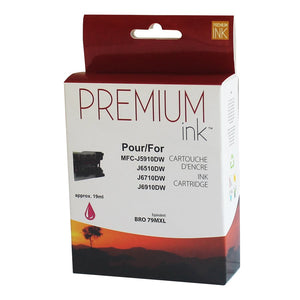 Compatible BROTHER LC79M Magenta Inkjet Cartridge Premium Quality - Cartouches Certifiées