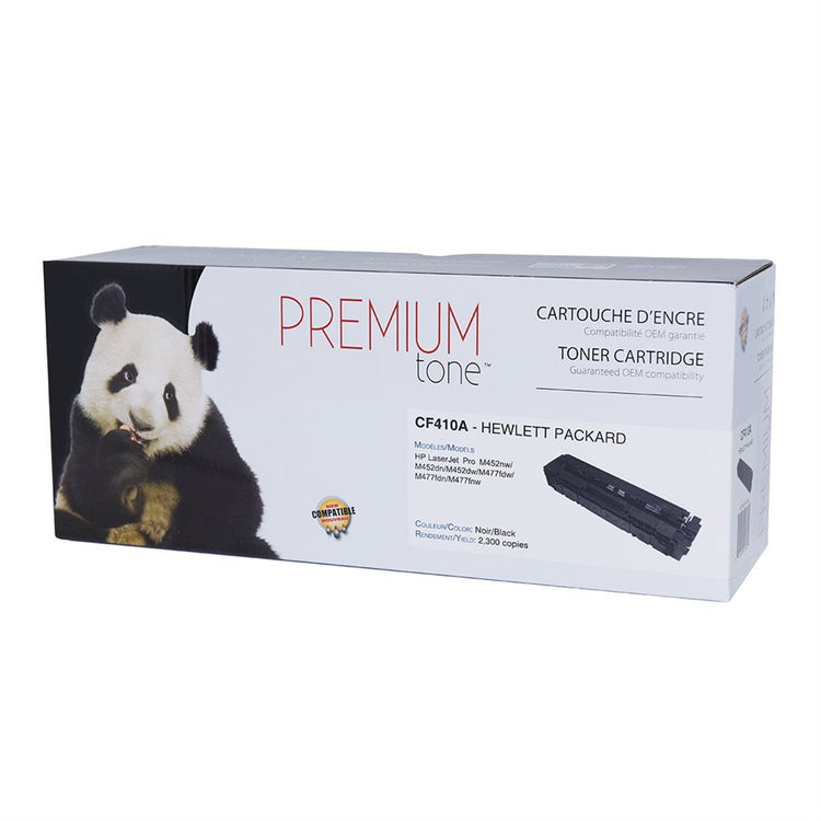 Compatible HP (410A) Black Toner Cartridge Premium Quality - Cartouches Certifiées