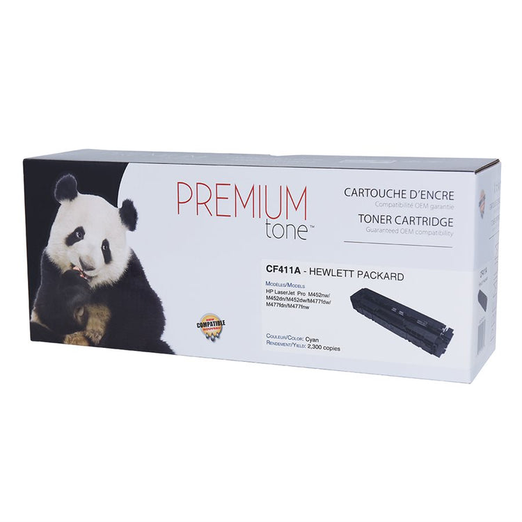 Compatible HP (410A) Cyan Toner Cartridge Premium Quality - Cartouches Certifiées