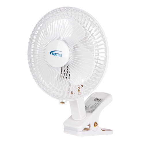 Ventilateur avec clip 6" pour bureau 2 vitesses - Matrix