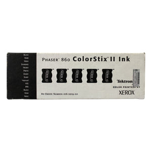 XEROX 016-2019-00 Phaser 860 (5 sticks)  Black Original Solid ink - Cartouches Certifiées