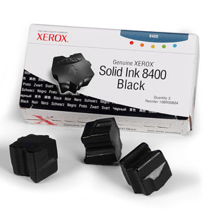 XEROX 108R00604 Phaser 8400 (3 Stick) Black Original Solid ink - Cartouches Certifiées