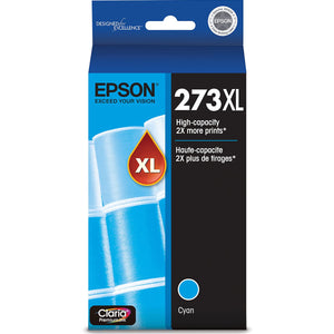 EPSON T273XL (T273220) Cyan Original Inkjet Cartridge - Cartouches Certifiées