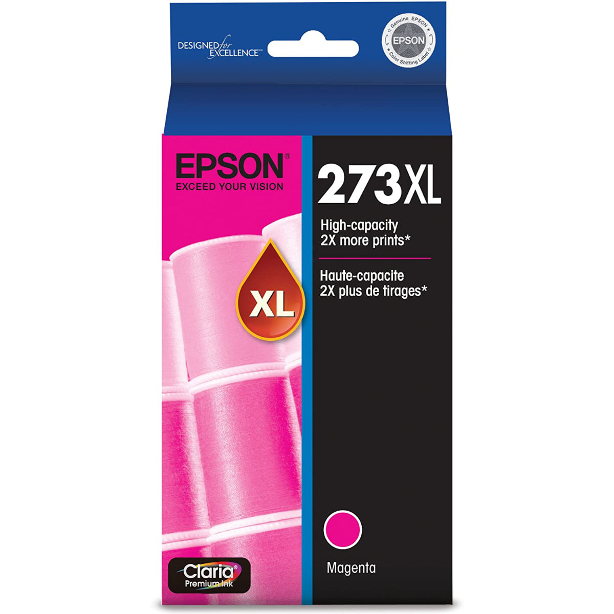EPSON T273XL (T273320) Magenta Original Inkjet Cartridge - Cartouches Certifiées
