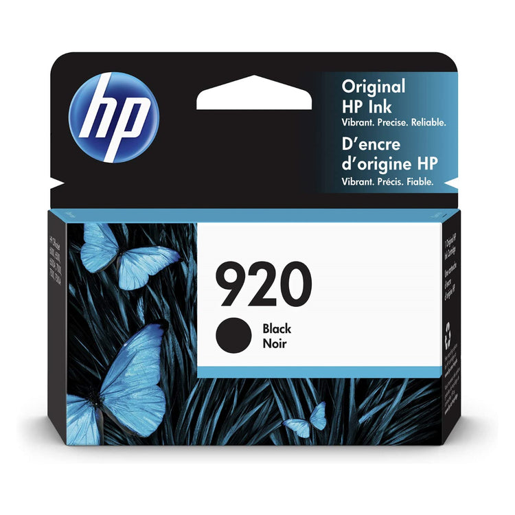 HP 920 (CD971AN) Black Original Inkjet Cartridge - Cartouches Certifiées