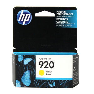HP 920 (CH636AN) Yellow Original Inkjet Cartridge - Cartouches Certifiées