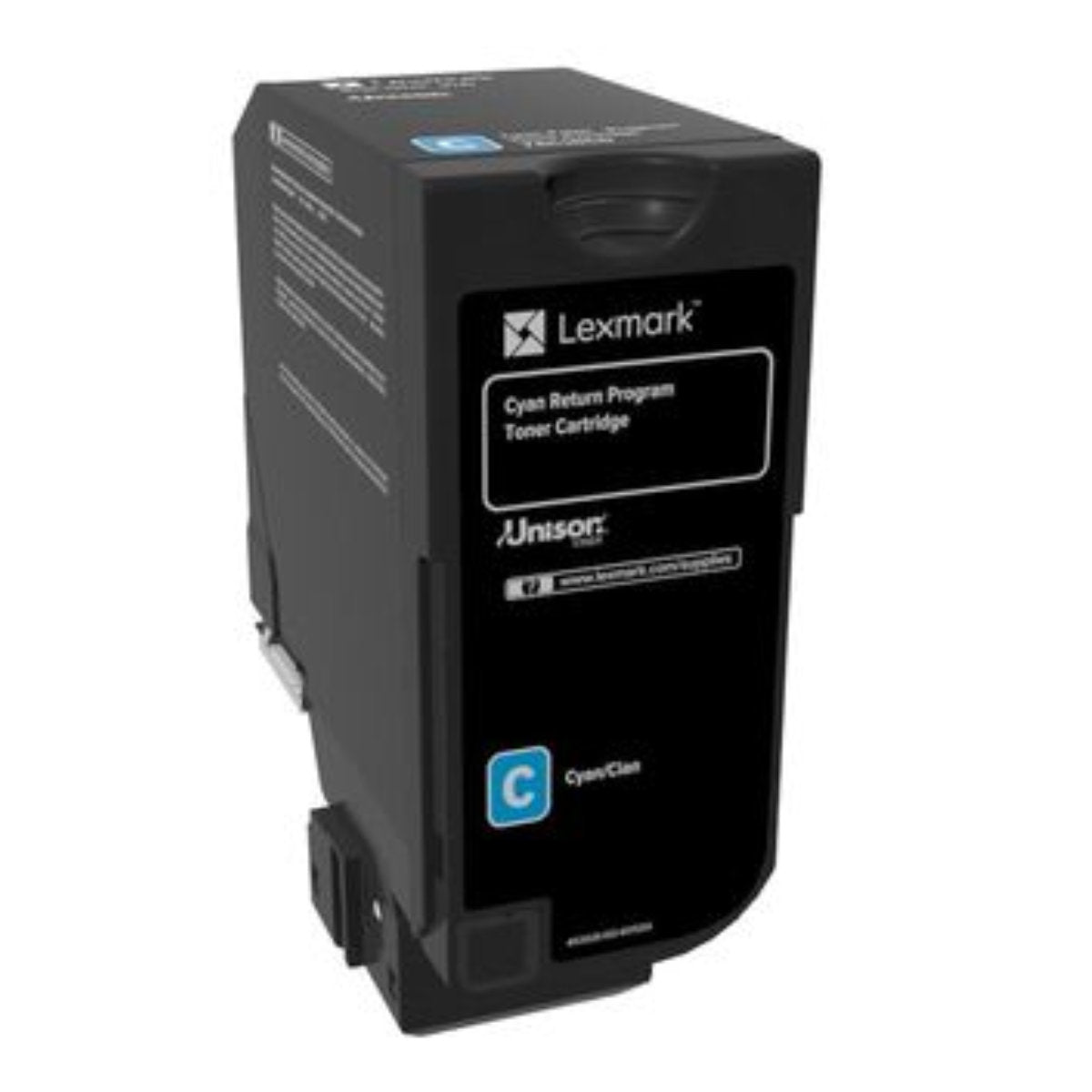 LEXMARK 74C10C0 Cyan Original Toner Cartridge - Cartouches Certifiées