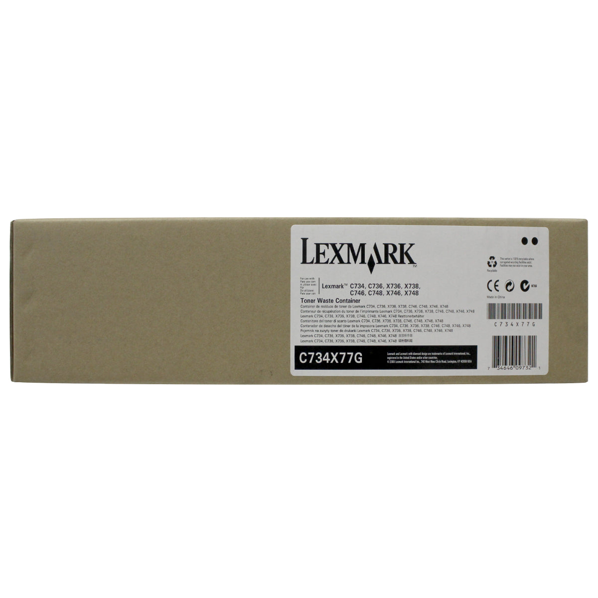 LEXMARK C734X77G Original Waste container - Cartouches Certifiées
