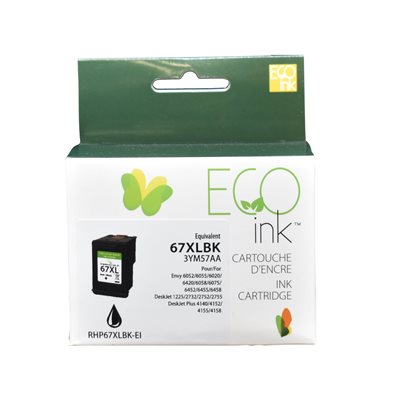 Refurbished HP 67XL (3YM57AN) Black Inkjet Cartridge - Cartouches Certifiées
