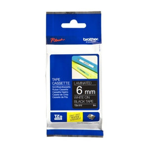 BROTHER TZe-315 White on Black Original Thermal ribbon - Cartouches Certifiées