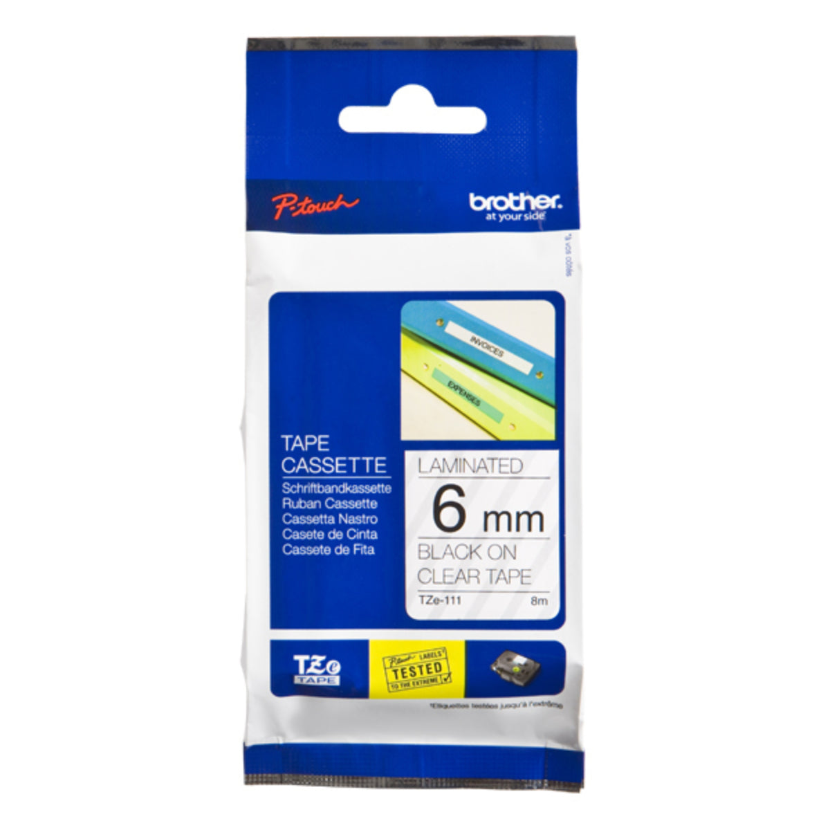 BROTHER TZe-111 Original Thermal ribbon - Cartouches Certifiées