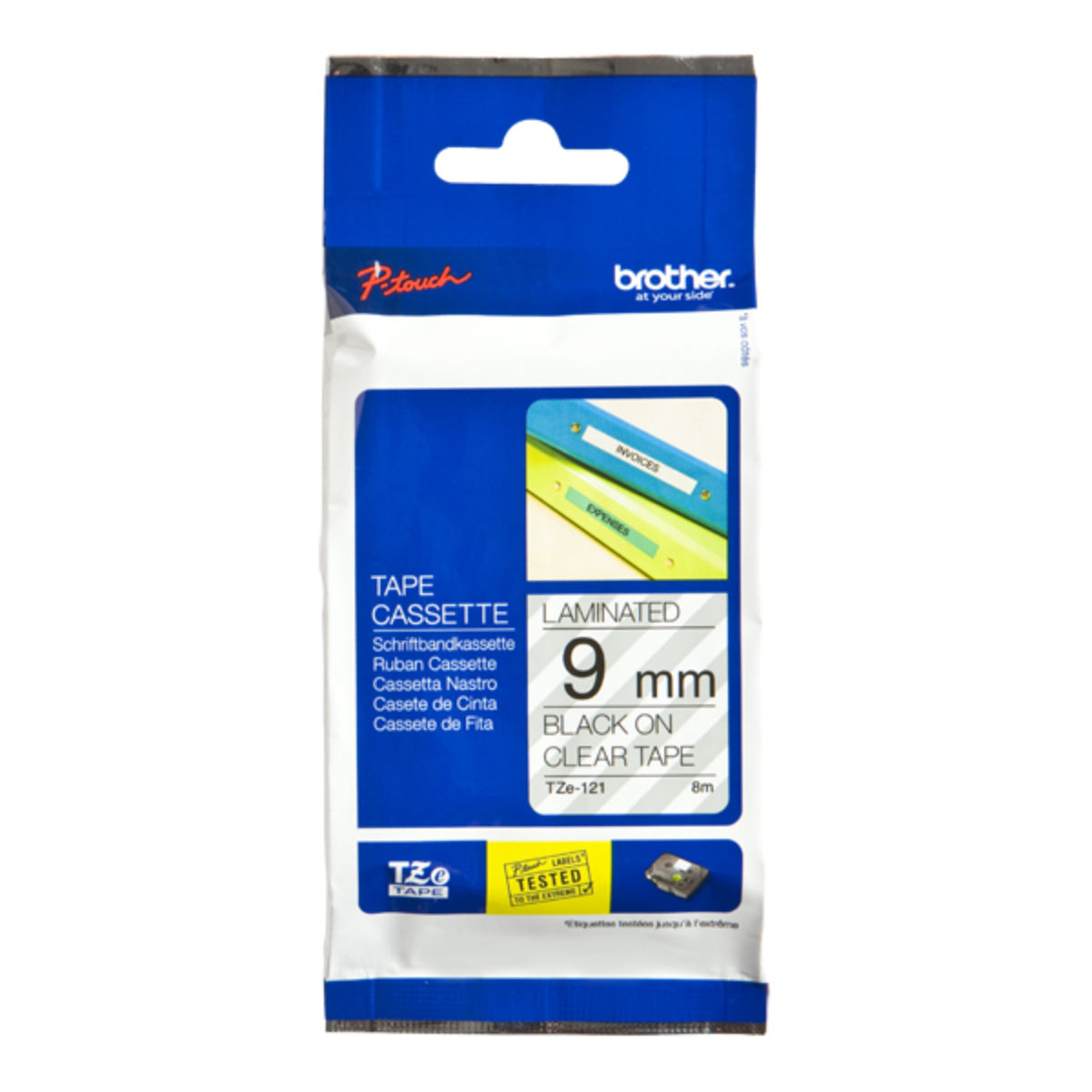 BROTHER TZe-121 Original Thermal ribbon - Cartouches Certifiées