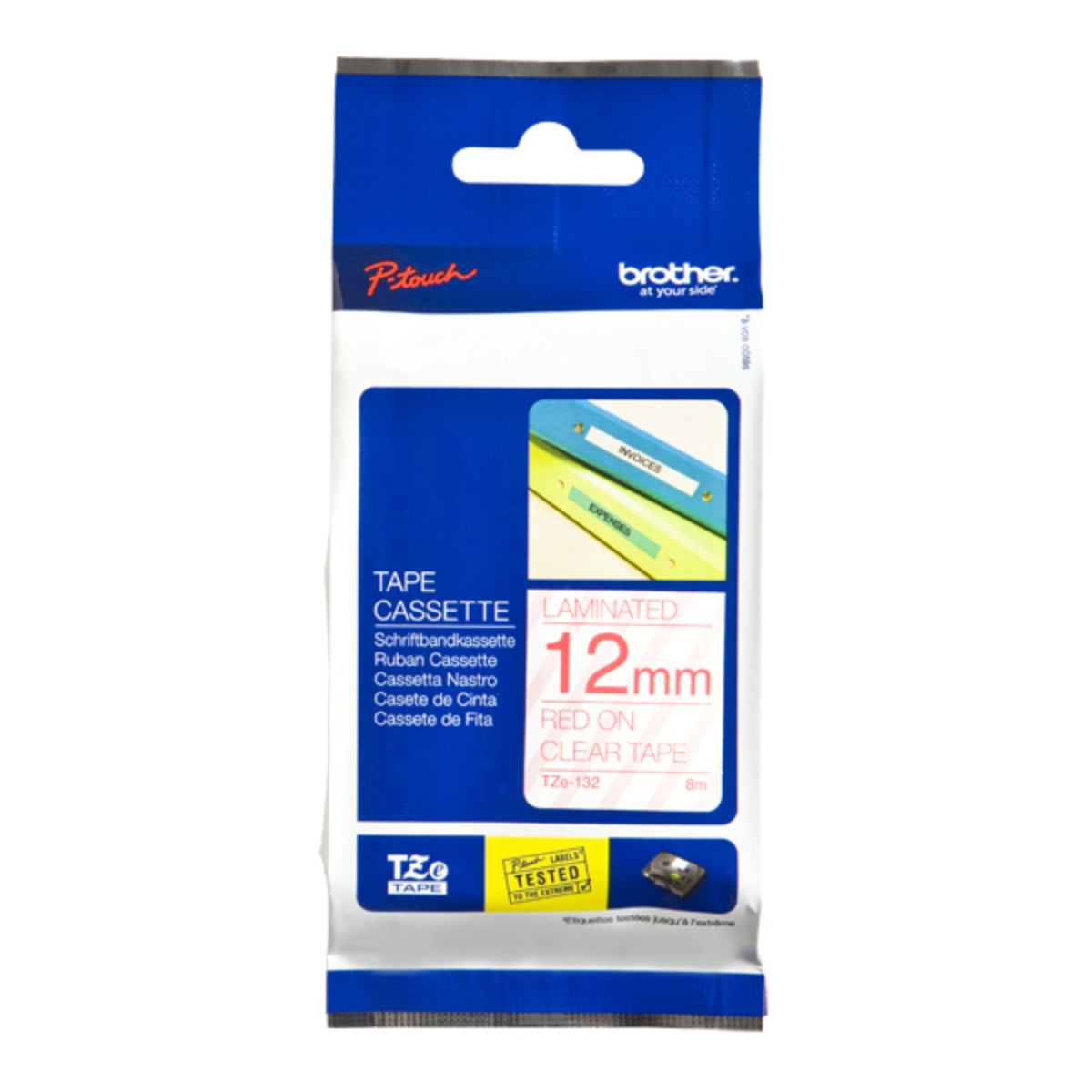 BROTHER TZe-132 Original Thermal ribbon - Cartouches Certifiées