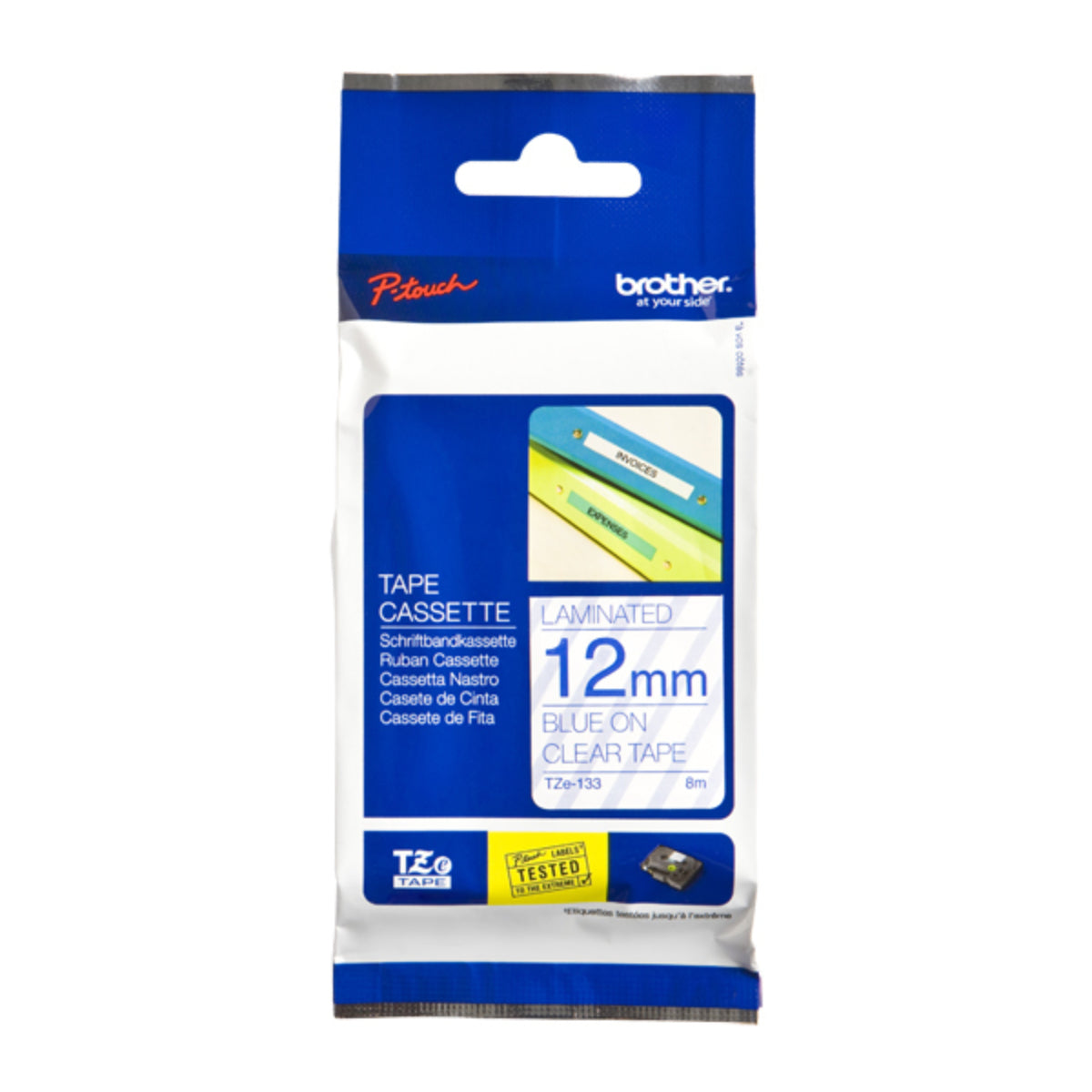 BROTHER TZe-133 Original Thermal ribbon - Cartouches Certifiées