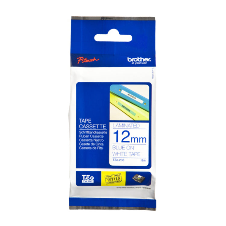 BROTHER TZe-233 Original Thermal ribbon - Cartouches Certifiées