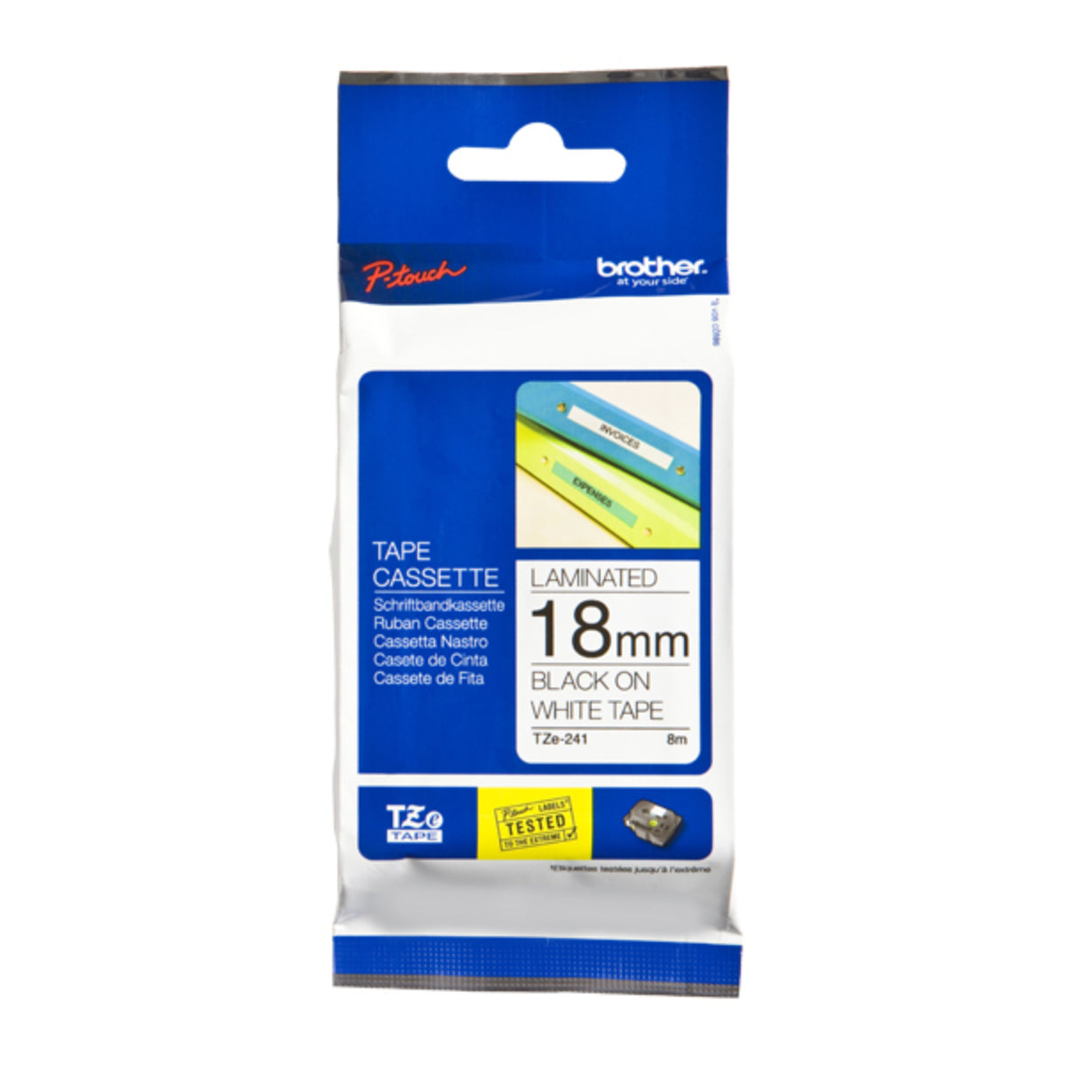 BROTHER TZe-241 Original Thermal ribbon - Cartouches Certifiées