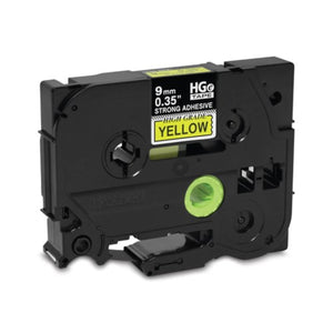 BROTHER HGe-S6215PK Black on Yellow Original Thermal ribbon - Cartouches Certifiées